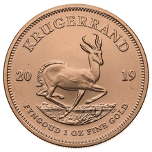 2019 1oz Krugerrand d'Oro
