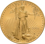 2004 Eagle Americana d'Oro 1oz