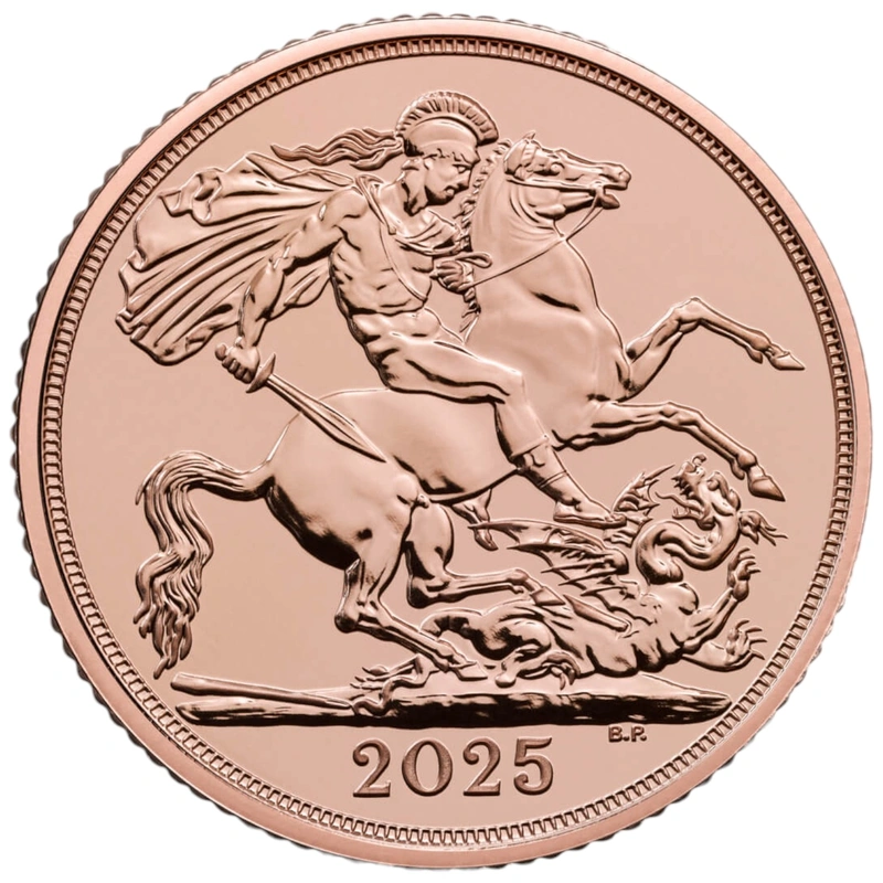 2025 £2 Doppia Sterlina d'Oro