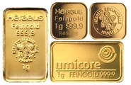 Lingottino d'Oro 1 Grammo già Circolato