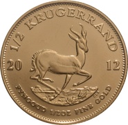 2012 Krugerrand d'Oro 1/2oz