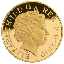 2010 - Proof 5 Pound d'Oro - Restaurazione della Monarchia