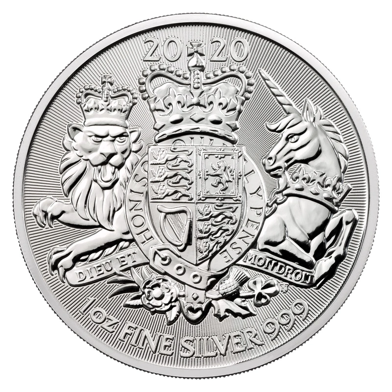 2020 Royal Arms Moneta d'argento 1oz