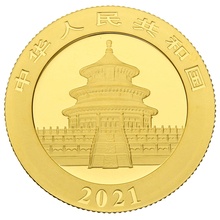 Panda Cinese 8g d'Oro - 2021