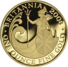 2008 Proof Britannia d'Oro - Cofanetto da 4 Monete