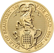2019 Centicora (o Aele) di Beaufort d'Oro 1oz - Queen's Beast