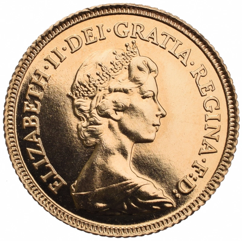 Mezza Sterlina - Elisabetta II - Corona Giovane