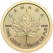 2024 1-20oz Maple Canadese Gold Coin Moneta d'oro