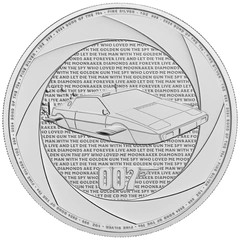 60 anni di 007 Monete d'Argento James Bond