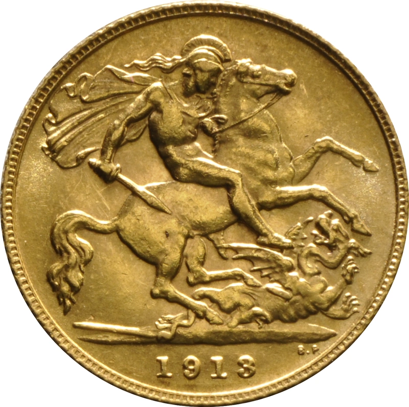 1913 Mezza Sterlina - Giorgio V - Londra