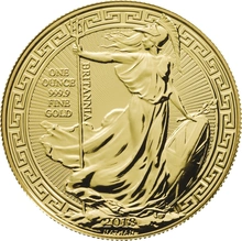 2018 Britannia d'Oro con Bordo Orientale 1oz