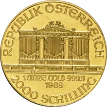 1989 Philharmonic Austriaca d'Oro 1oz