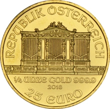 2018 Philharmonic d'Oro Austriaca 1/4oz