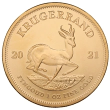 2021 1oz Krugerrand d'Oro