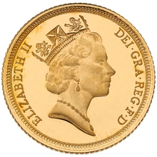 1993 Mezza Sterlina - Elisabetta II - Terzo ritratto - Corona Anziana - Proof con Confezione