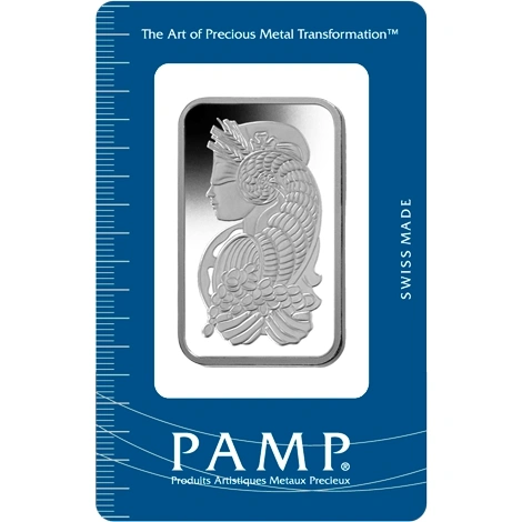PAMP Lingotto di Platino 100g