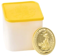 Tubo da 10 Britannia d'Oro 2023 1oz Re Carlo III
