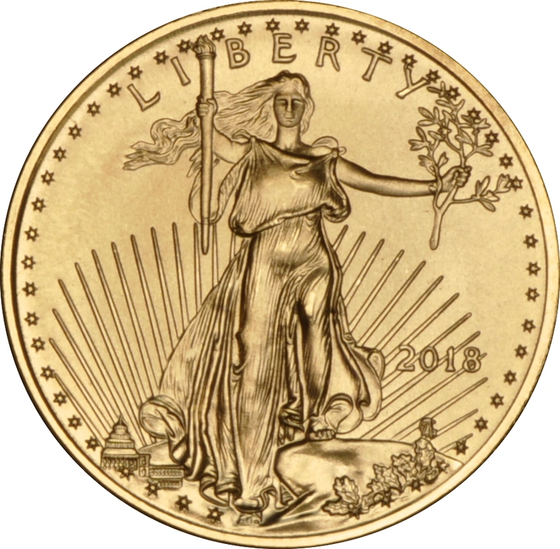 2018 Eagle Americana d'Oro 1/10oz