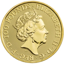 2020 Leone Bianco di Mortimer d'Oro 1oz - Queen's Beast