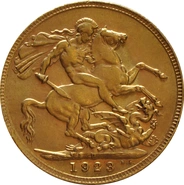 1923 Sterlina d'Oro Giorgio V - P