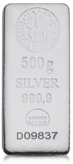 Lingotto d'Argento Nadir 500 grammi