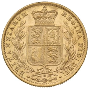 1886 Sterlina - Vittoria Giovane - Stemma Coronato - S