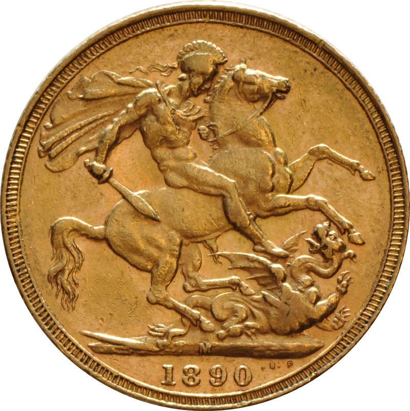 1890 Sterlina - Vittoria - Giubileo - M