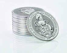 Unicorno di Scozia di Platino 1oz - Queen's Beast