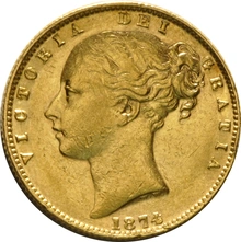 1874 Sterlina - Vittoria Giovane - Stemma Coronato - M