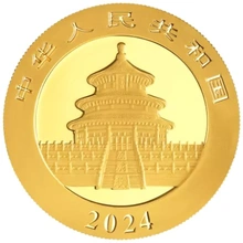 Panda Cinese 15g d'Oro 2024