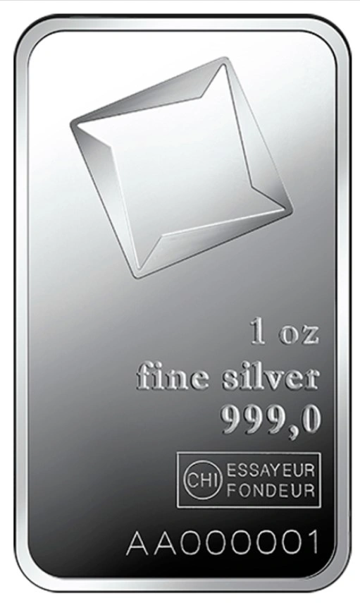 Valcambi Lingottino d'Argento da 1oz