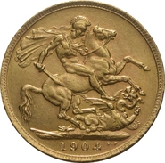 1904 Sterlina - Edoardo VII - Londra