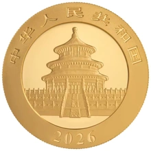 2026 Panda Cinese d'Oro 30g