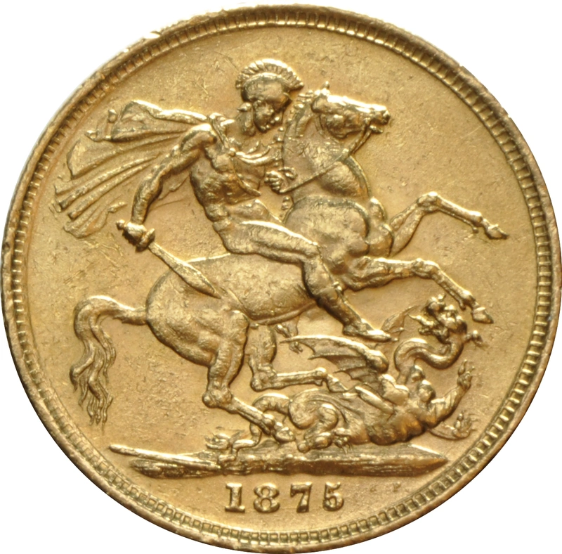 1875 Sterlina - Vittoria Giovane - M