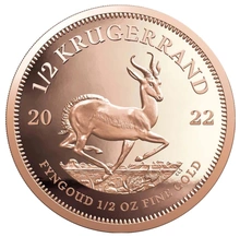 2022 Krugerrand d'Oro 1/2oz