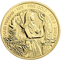 Moneta d'oro 2022 Lady Marian Miti & Leggende 1oz