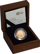 2011 Proof £1 d'Oro - Valuta UK - Edimburgo