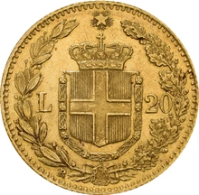 Marengo Italiano Umberto I - 20 Lire