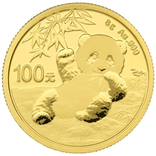 Panda Cinese 8g d'Oro - 2020