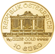 2021 Philharmonic Austriaca d'Oro 1/10oz