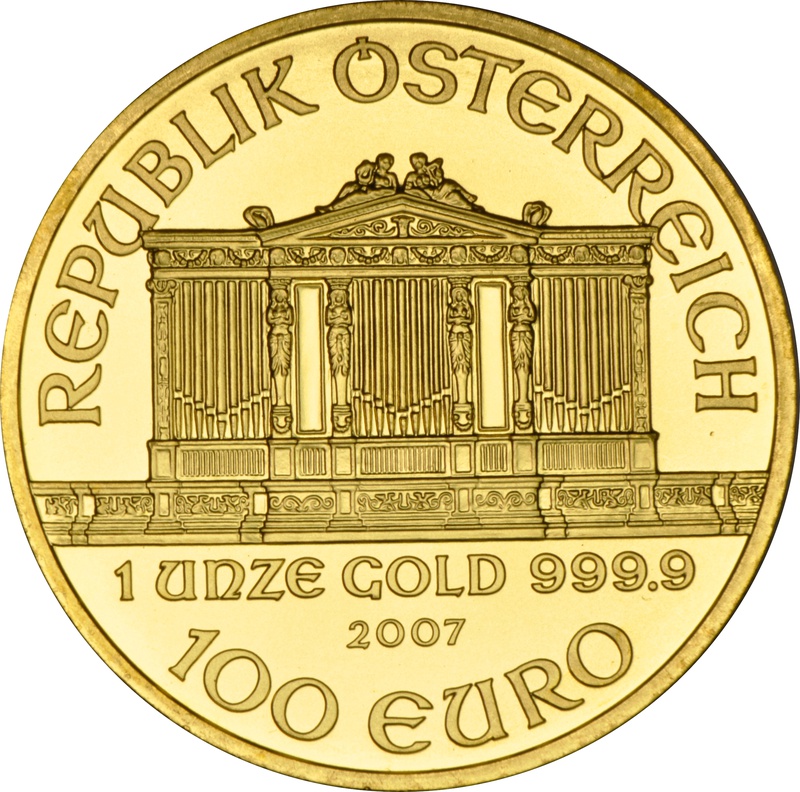 2007 1oz Austrian Gold Philharmonic Coin