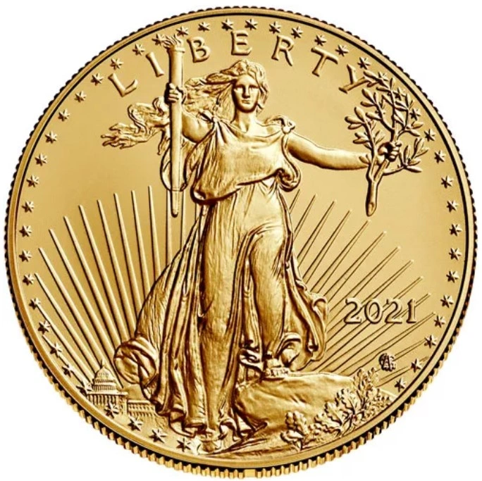 2021 Eagle Americana d'Oro 1oz Tipo II
