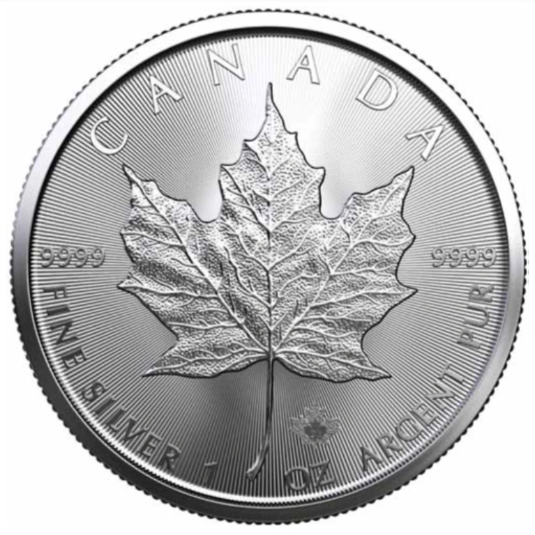 2023 Maple Canadese d'argento 1oz