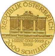 1989 Philharmonic Austriaca d'Oro 1oz
