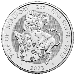 2023 Centicora (o Aele) di Beaufort d'Argento 2oz - Tudor Beasts