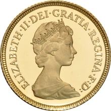1980 Mezza Sterlina - Elisabetta II - Corona Giovane - Proof senza Confezione