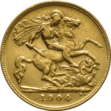 1904 Mezza Sterlina - Edoardo VII - Londra