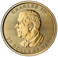 2025 Maple Canadese d'oro 1/2 oz