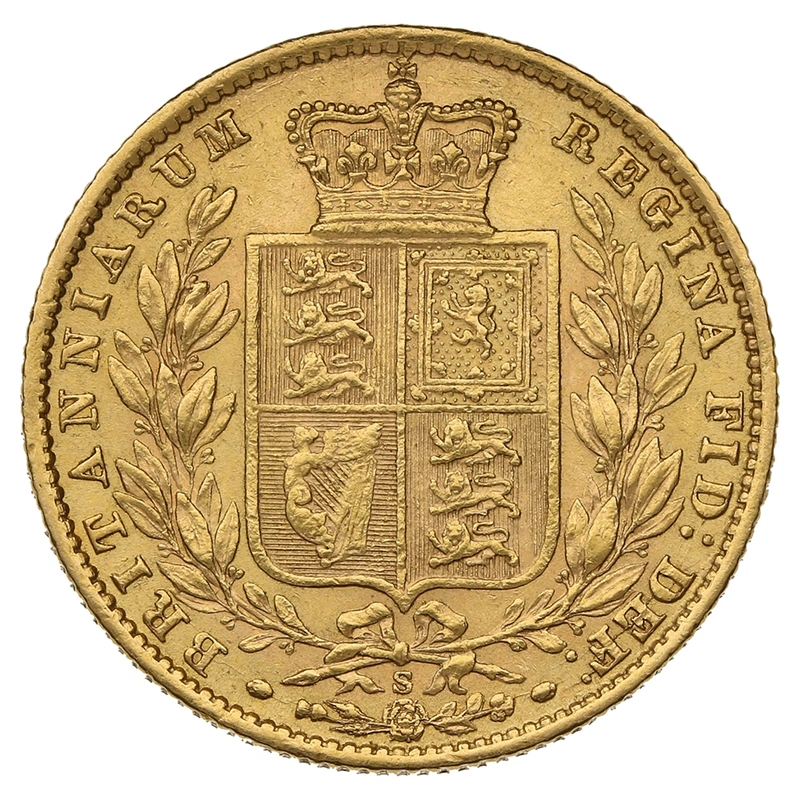 1871 Sterlina - Vittoria Giovane - Stemma Coronato - S
