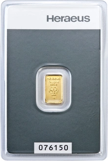 Heraeus 1 Grammo d'Oro